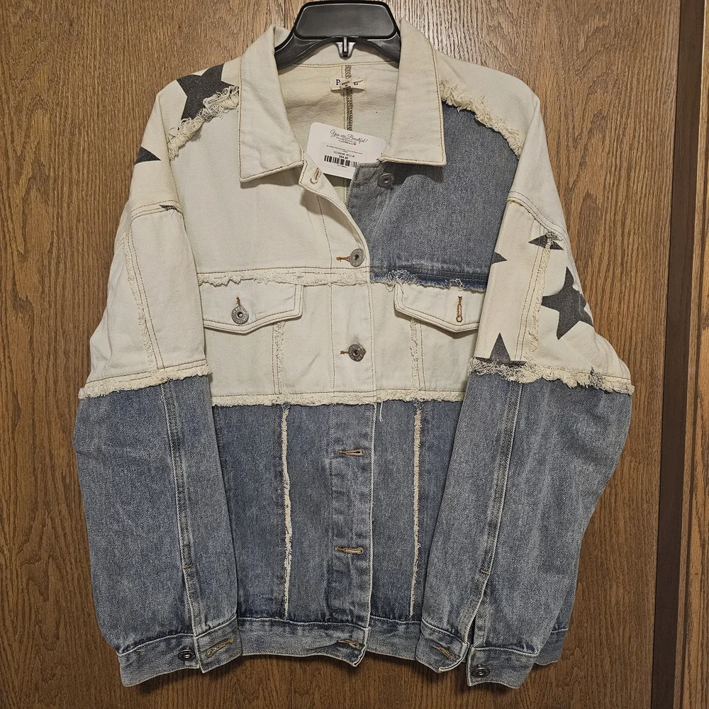 Denim Patchwork Jacket - Picture 3 of 8